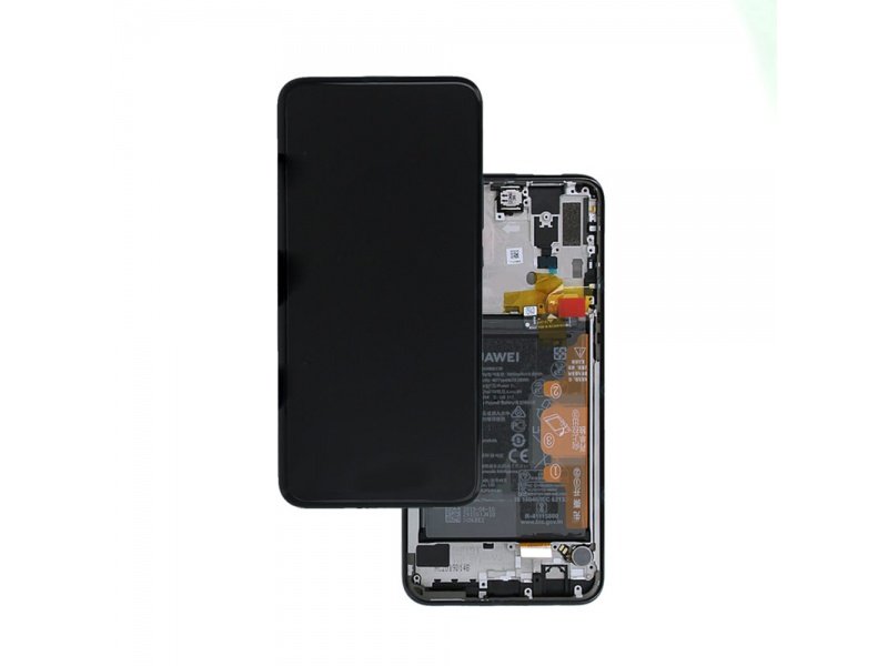 LCD displej + rámeček + baterie pro Huawei P Smart Z/Y9 Prime 2019 černá (Service Pack) - obrázek produktu