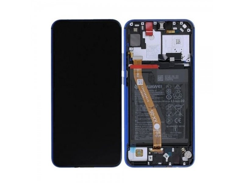 LCD displej + rámeček + baterie pro P Smart Z modrá (Service Pack) - obrázek produktu
