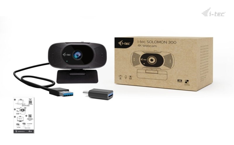 i-tec SOLOMON 300 4K Webcam - obrázek č. 8