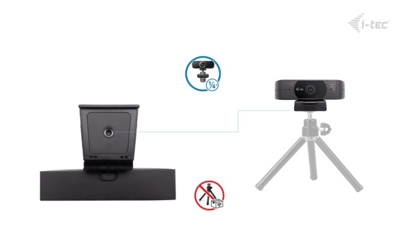 i-tec SOLOMON 500 4K PDAF Webcam - obrázek č. 3