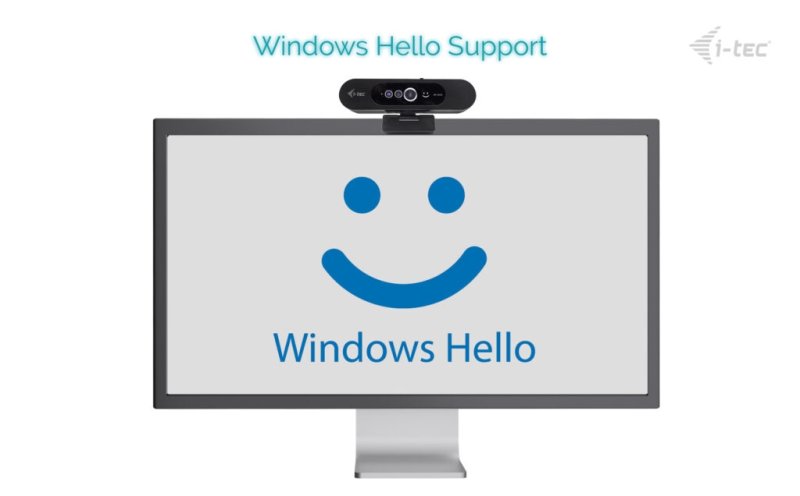 i-tec SOLOMON WH200 2K Webcam s Windows Hello - obrázek č. 5
