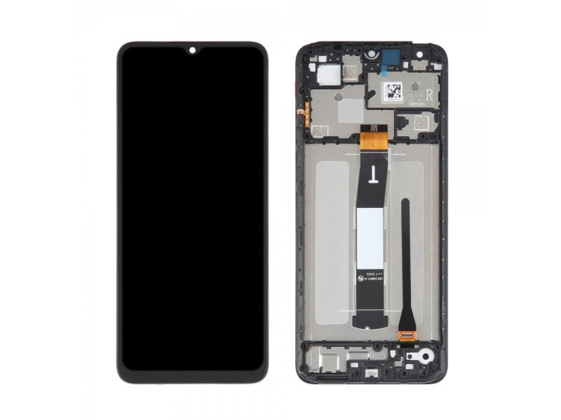 LCD displej + rámeček pro Xiaomi Redmi 12C černá (Service Pack) - obrázek produktu