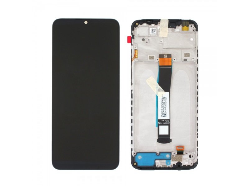 LCD + Dotyk + Rámeček pro Xiaomi Redmi 10C (2022) černá (Service pack) - obrázek produktu