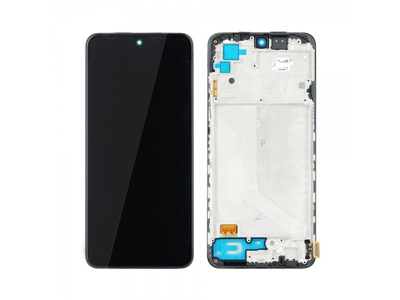 LCD displej + rámeček pro Xiaomi Redmi Note 10S 4G 2021 / Note 10 4G černá (Service pack) - obrázek produktu