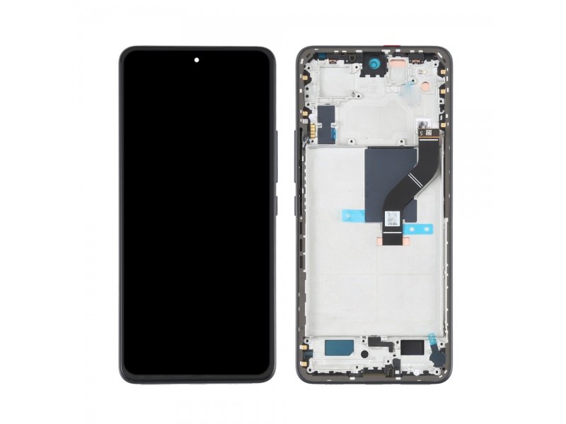 LCD displej + rámeček pro Xiaomi 12 Lite 5G (2022) černá (Service Pack) - obrázek produktu