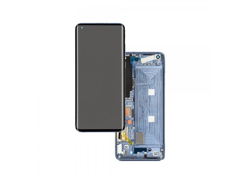 LCD displej + rámeček pro Xiaomi Mi 10T Lite 5G atlantická modrá (Service Pack) - obrázek produktu