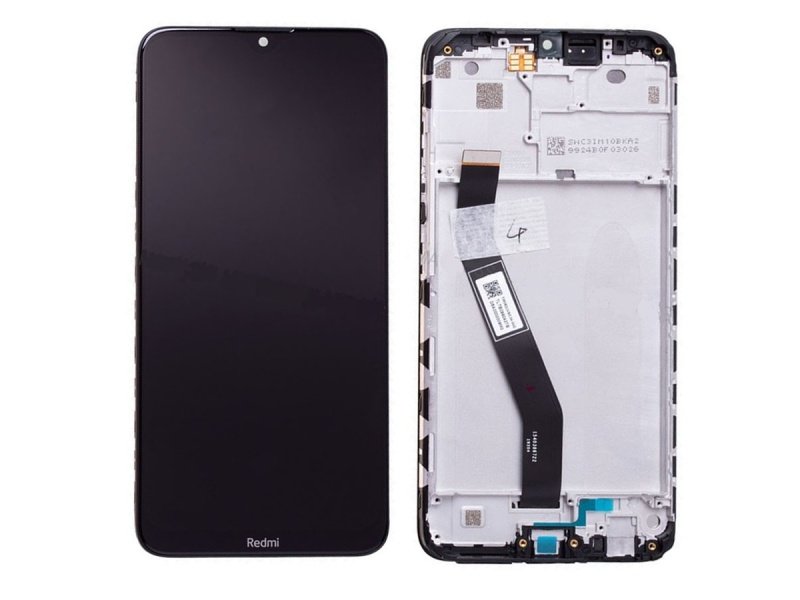 LCD displej + rámeček pro Xiaomi Redmi 8 - Onyx černá (Service Pack) - obrázek produktu