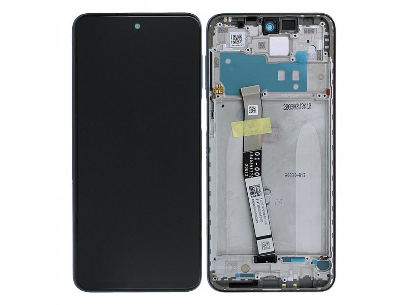 LCD+dotyk+rámeček pro Xiaomi Redmi Note 9S/10 Lite/9 Pro/Poco M2 Pro šedá (Service Pack) - obrázek produktu
