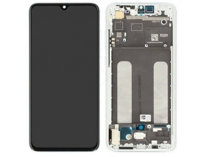 LCD displej + rámeček pro Xiaomi Mi 9 Lite bílá (Service Pack) - obrázek produktu