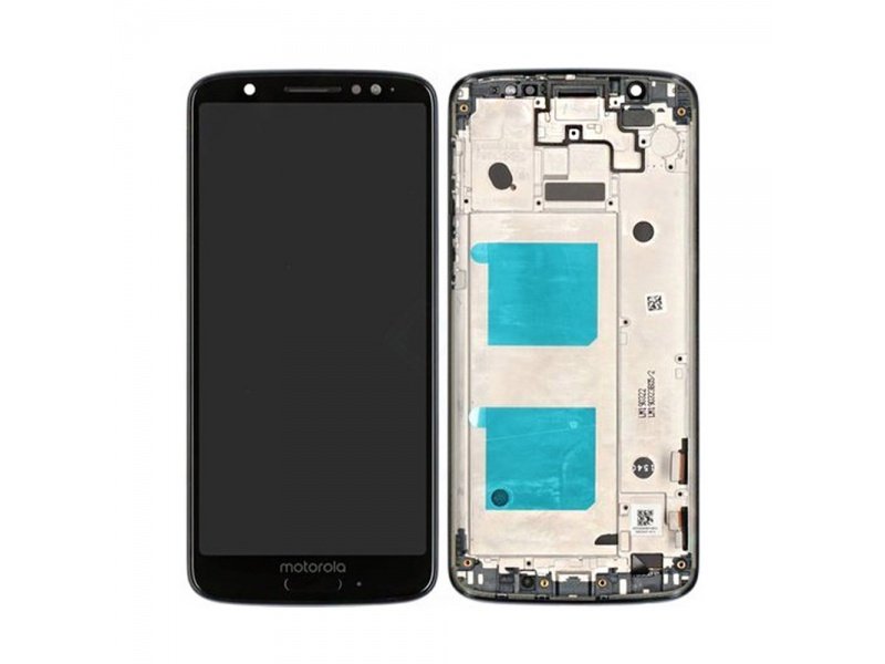 LCD displej + rámeček pro Motorola G6 modrá (Service Pack) - obrázek produktu