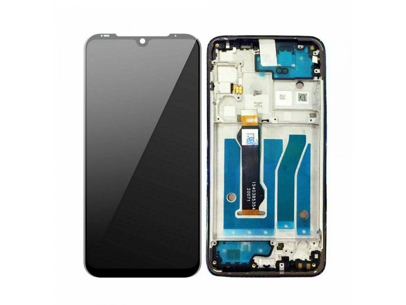 LCD displej + rámeček pro Motorola G8 Plus tmavě modrá (Service Pack) - obrázek produktu