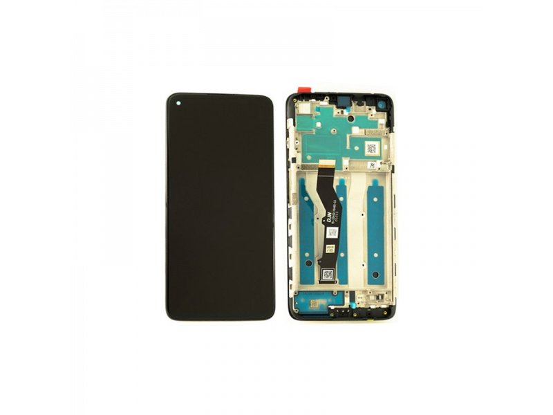 LCD displej + rámeček pro Motorola G9 Plus černá (Service Pack) - obrázek produktu
