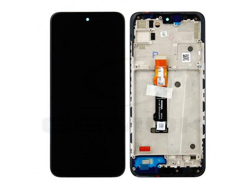 LCD displej + rámeček pro Motorola G71 černá (Service Pack) - obrázek produktu