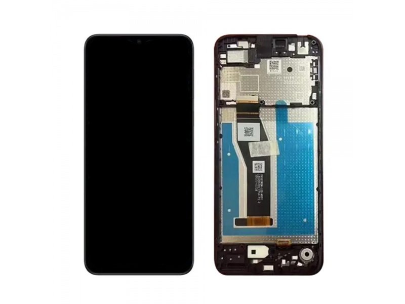 LCD displej + rámeček pro Motorola Moto E13 XT2345 černá (Service Pack) - obrázek produktu