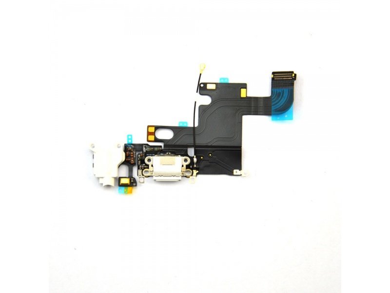 Nabíjecí port + Audio Jack konektor Flex pro Apple iPhone 6S bílá - obrázek produktu
