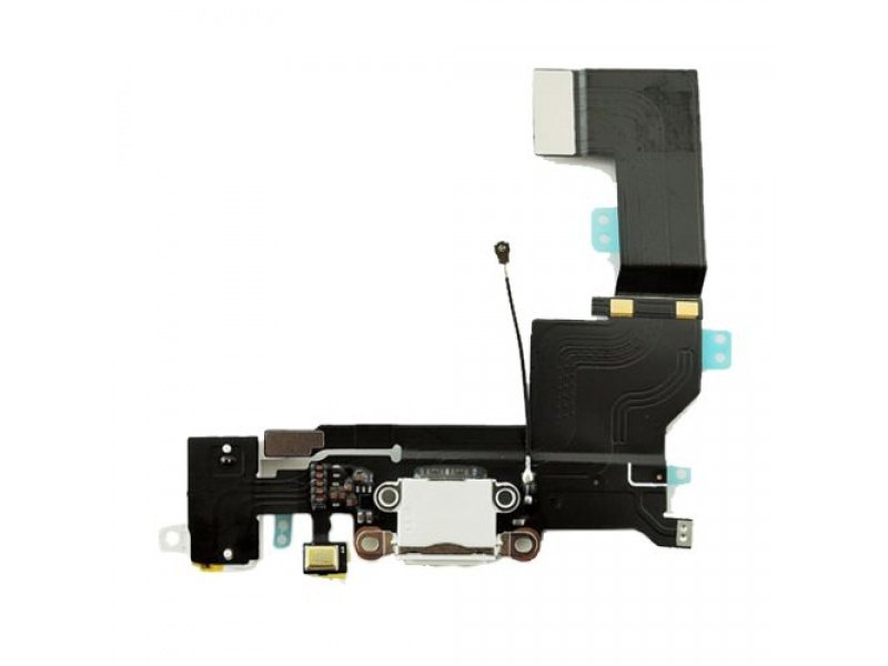 Nabíjecí port + Audio Jack konektor Flex pro Apple iPhone SE bílá - obrázek produktu