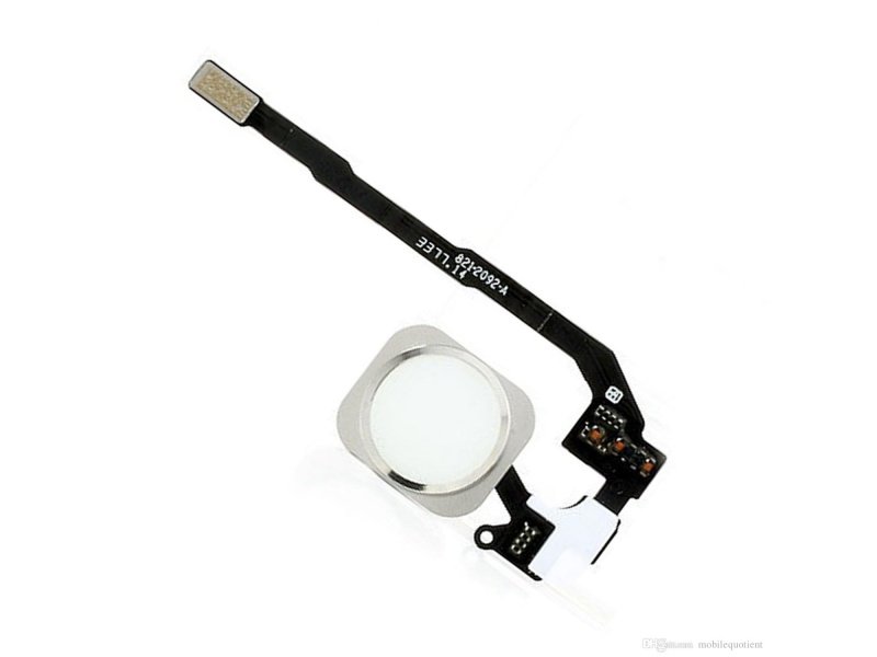 Domovské tlačítko + flex kabel stříbrná pro Apple iPhone SE - obrázek produktu