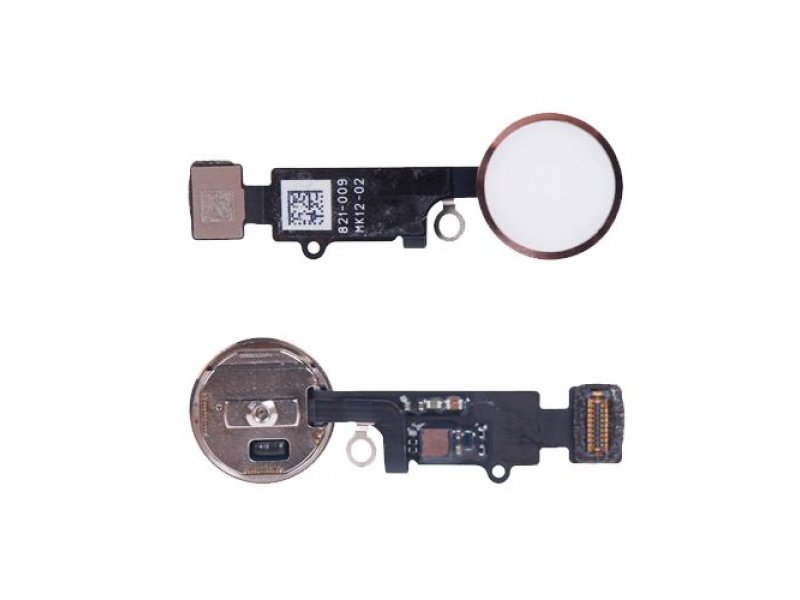 Domovské tlačítko + flex kabel růžově zlatá pro Apple iPhone 7 Plus - obrázek produktu