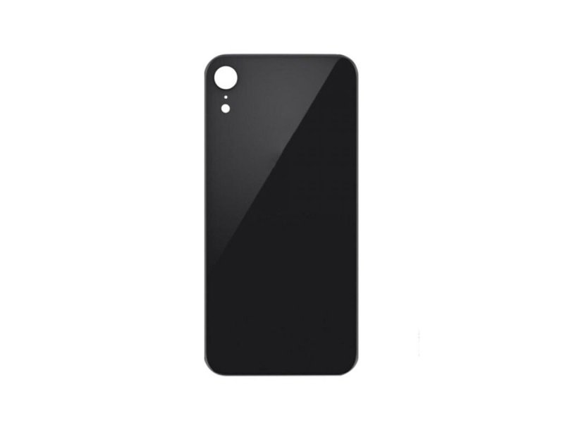 Sklo zadního krytu pro Apple iPhone XR (černá) - obrázek produktu