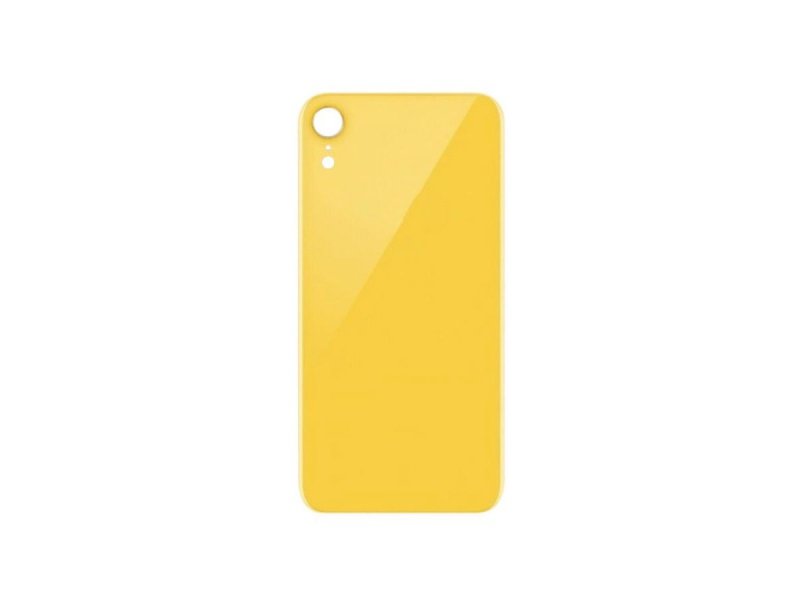 Sklo zadního krytu pro Apple iPhone XR (žlutá) - obrázek produktu
