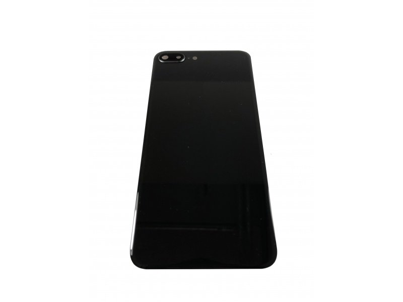 Sklo zadního krytu se sklem kamer pro Apple iPhone 8 Plus (černá) - obrázek produktu