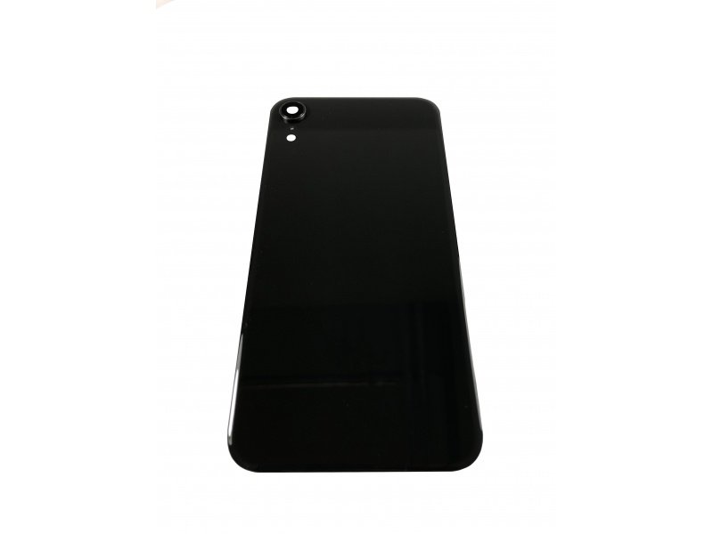 Sklo zadního krytu se sklem kamer pro Apple iPhone XR (černá) - obrázek produktu
