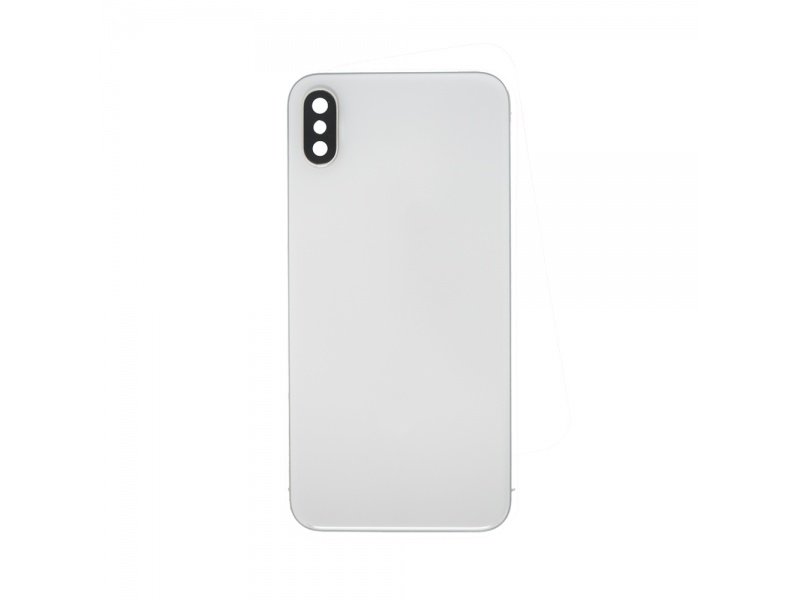 Zadní kryt pro Apple iPhone X stříbrná - obrázek produktu