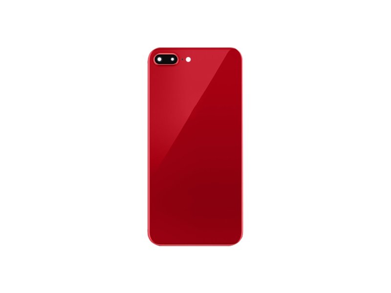 Sklo zadního krytu se sklem kamer pro Apple iPhone 8 Plus červená - obrázek produktu