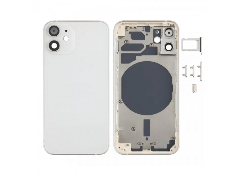 Zadní kryt pro Apple iPhone 12 Mini (bílá) - obrázek produktu