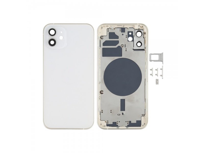 Zadní kryt pro Apple iPhone 12 osazený bílá - obrázek produktu