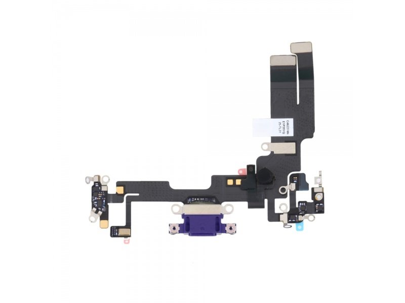 Nabíjecí deska a flex pro Apple iPhone 14 Plus Purple (originál) - obrázek produktu