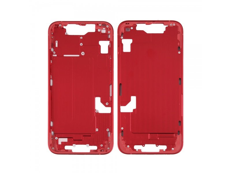 Střední rámeček pro Apple iPhone 14 Red - obrázek produktu