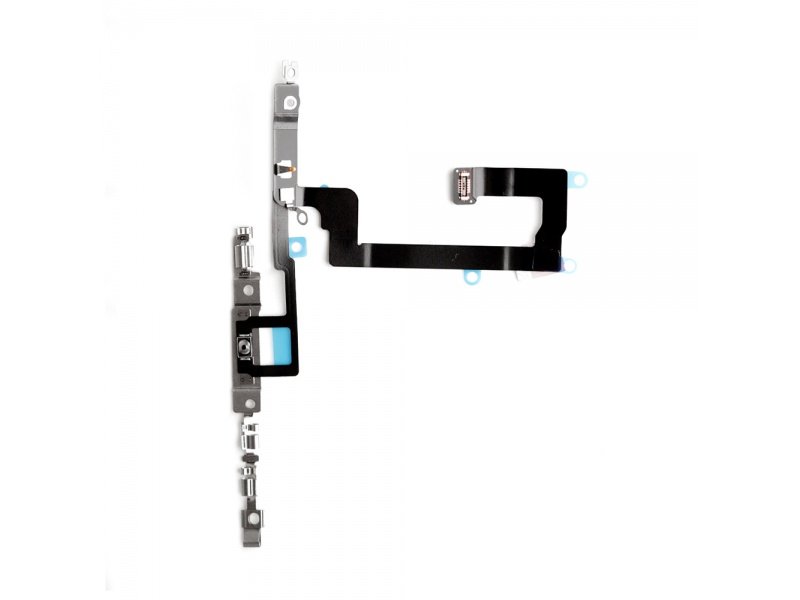 Flex kabel tlačítka zapínaní + kovová destička pro Apple iPhone 14 - obrázek produktu