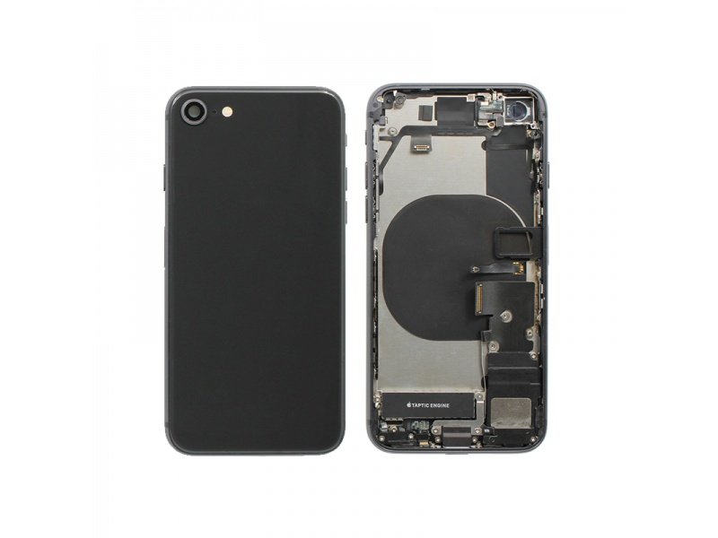Zadní kryt kompletní pro Apple iPhone SE 2022 černá - obrázek produktu