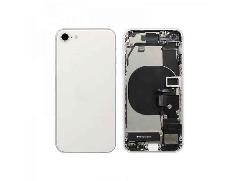 Zadní kryt kompletní pro Apple iPhone SE 2022 bílá - obrázek produktu