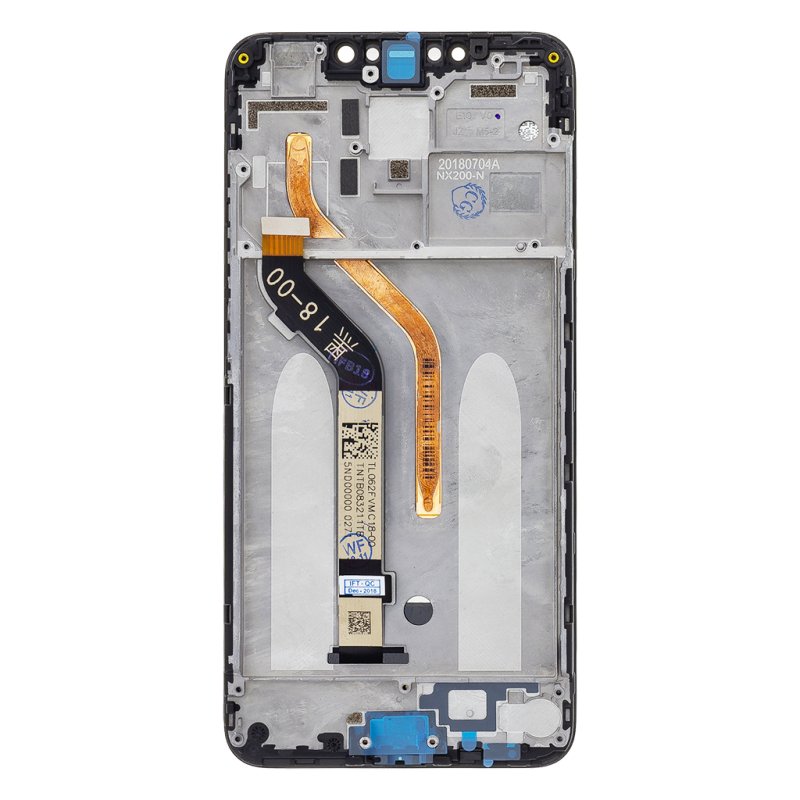 LCD Display + Dotyková Deska + Přední Kryt pro Xiaomi Pocophone F1 (POCO F1) Black - obrázek č. 1