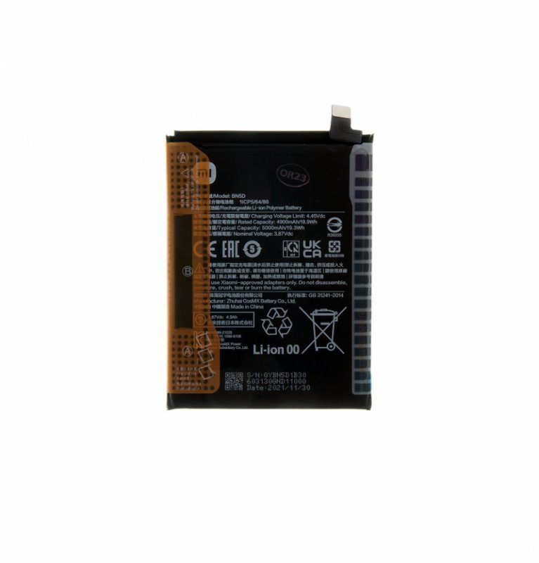 Originální Baterie Xiaomi Redmi Note 11 / 11S / 12S / POCO M4 Pro (4G) - BN5D - 5000mAh (Service Pack) - obrázek produktu