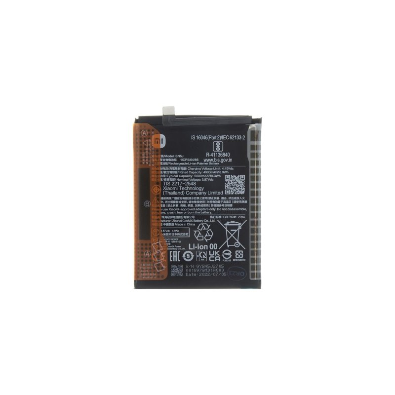 Originální Baterie Xiaomi Redmi Note 12 5G / Poco X5 5G - BN5J - 5000mAh (Service Pack) - obrázek produktu
