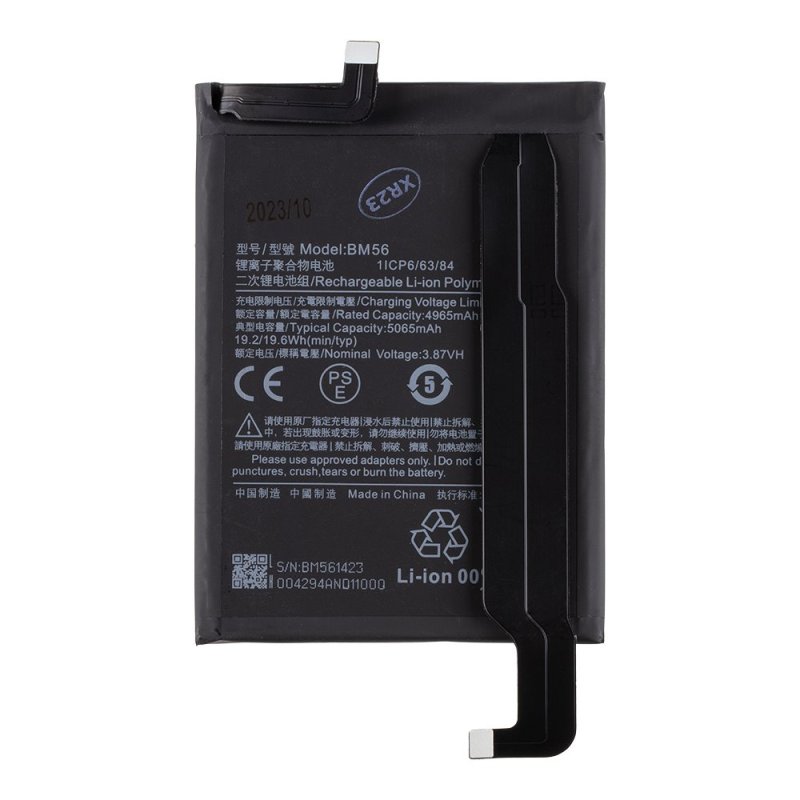 Baterie POCO F3 GT - BM56 - 5065mAh (OEM) - obrázek produktu
