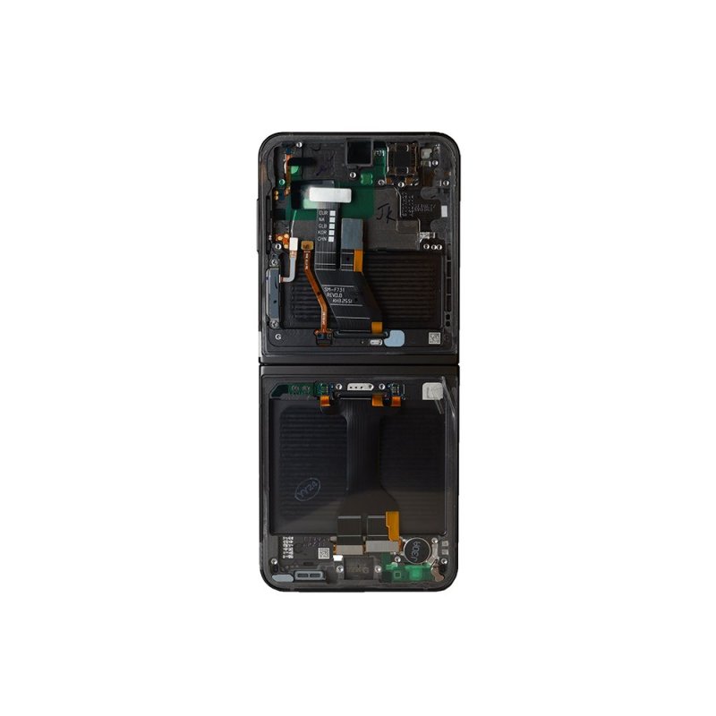 Originál LCD display + Dotyk + Přední Kryt Samsung F731 Galaxy Z Flip 5 5G Gray (Service Pack) - obrázek č. 1