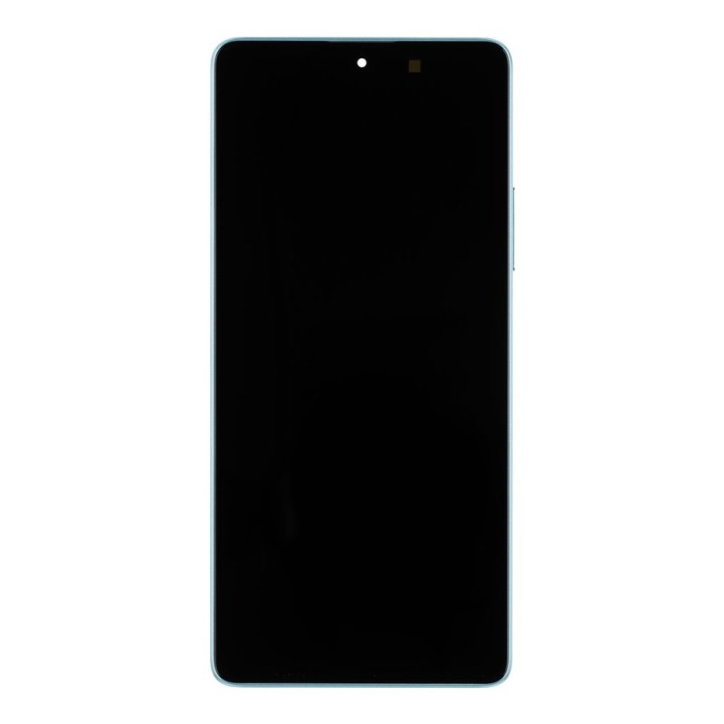 LCD Display + Dotyková Deska + Přední Kryt pro Xiaomi Redmi Note 13 5G Blue (Ocean Teal) Originál (Modrý rám) - obrázek produktu