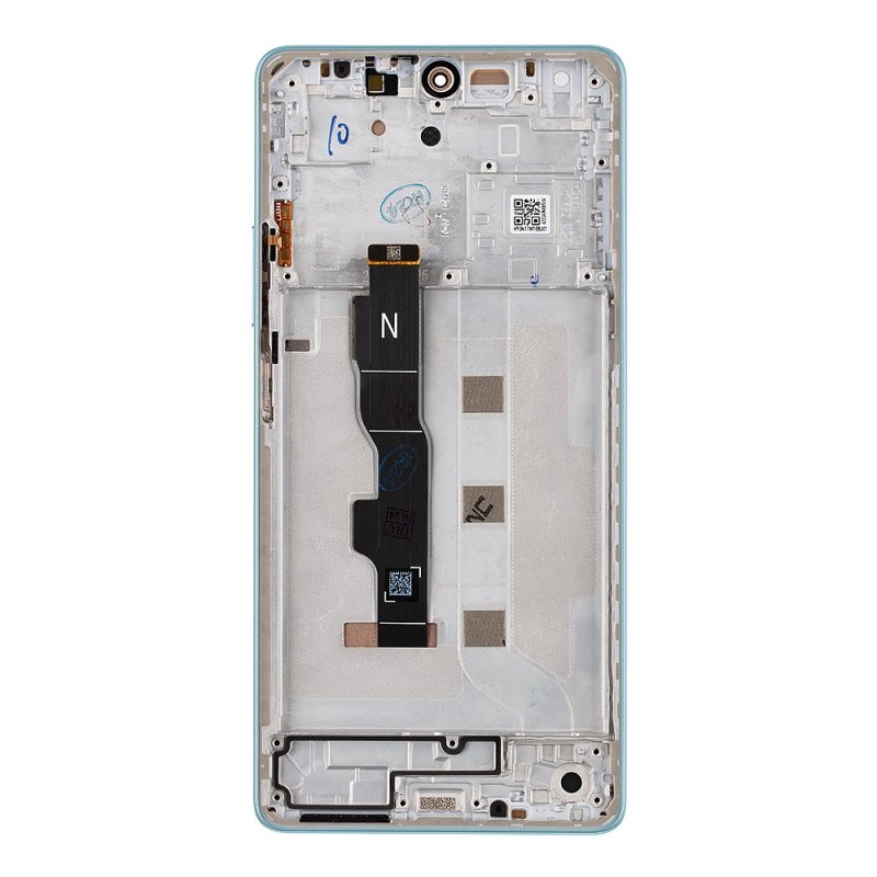 LCD Display + Dotyková Deska + Přední Kryt pro Xiaomi Redmi Note 13 5G Blue (Ocean Teal) Originál (Modrý rám) - obrázek č. 1