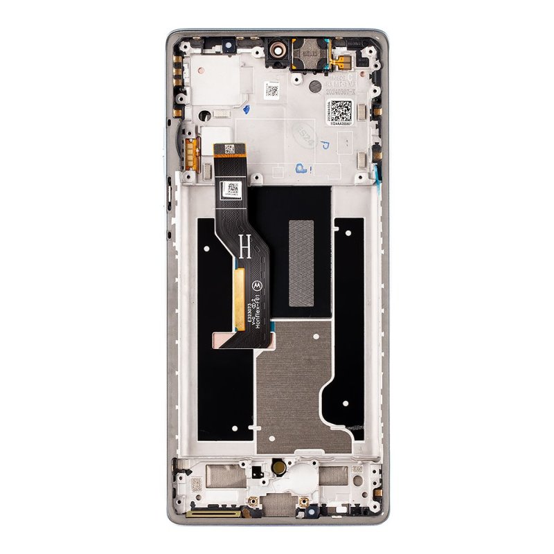 Originál Motorola Edge 50 Fusion LCD Display + Dotyková Deska + Přední Kryt Marshmallow Blue (Service Pack) - obrázek č. 1