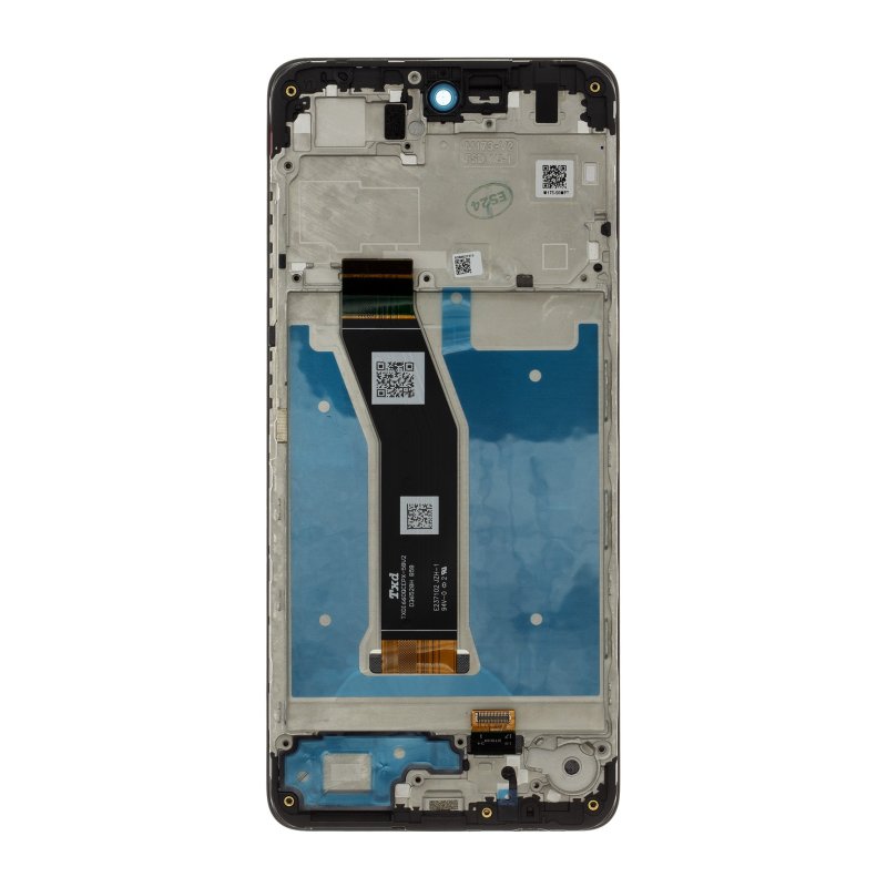 Originál Motorola E14 LCD Display + Dotyková Deska + Přední Kryt (Service Pack) - obrázek č. 1