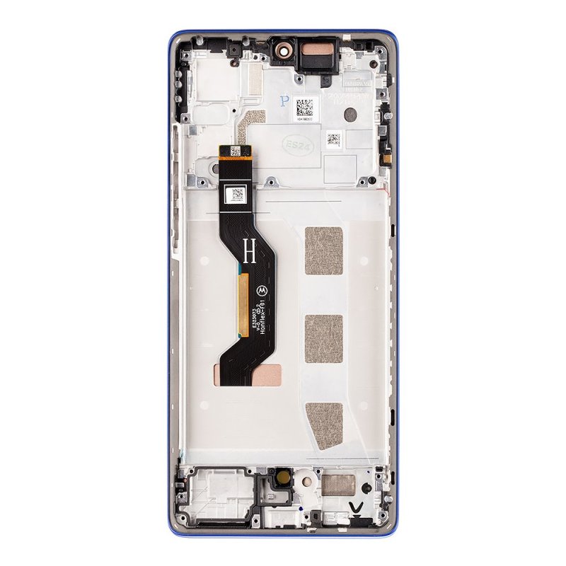 Originál Motorola G85 LCD Display + Dotyková Deska + Přední Kryt Cobalt Blue (Service Pack) - obrázek č. 1