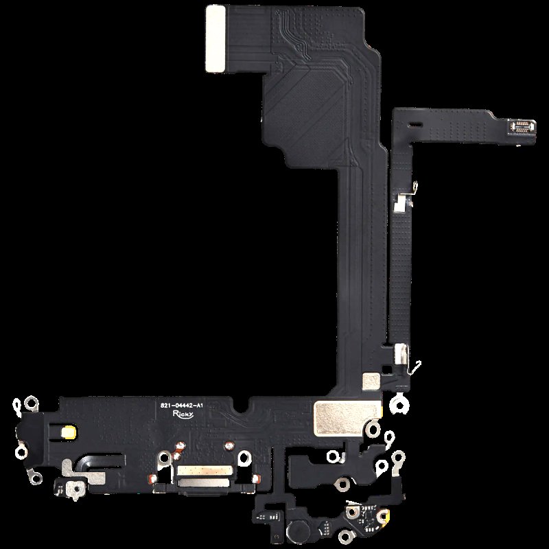 iPhone 15 Pro Max Flex Kabel vč. Dobíjecího Konektoru Black - obrázek č. 1