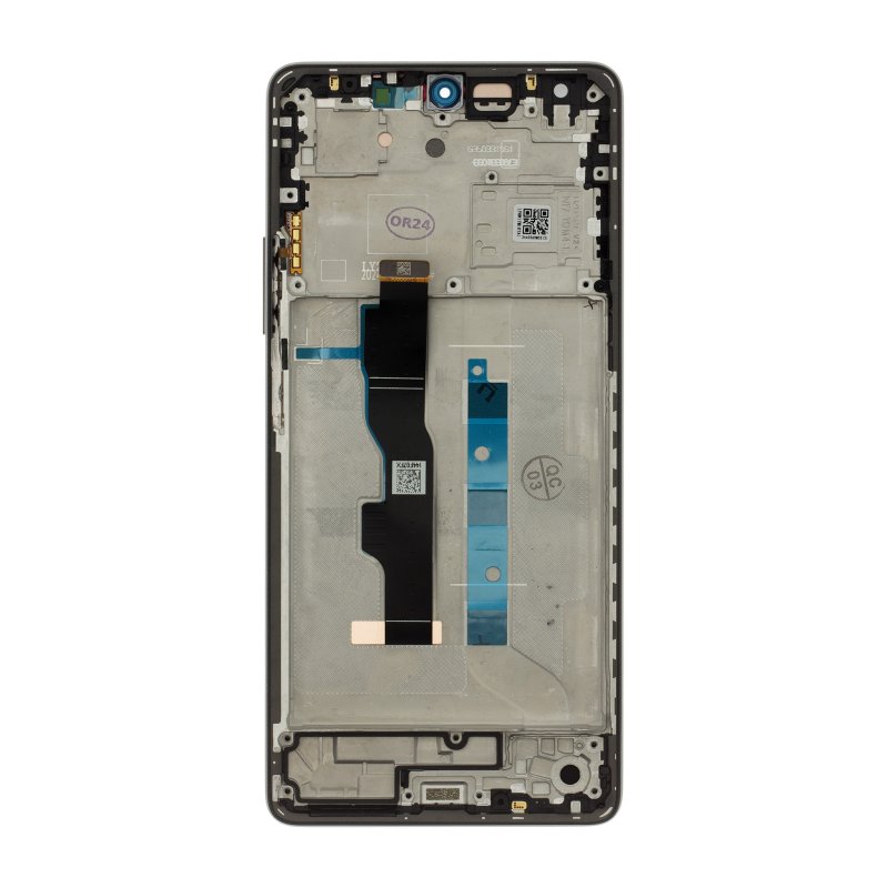 Originál LCD Display + Dotyková Deska + Přední Kryt pro Xiaomi Redmi Note 13 5G Black (Service Pack) - obrázek č. 1