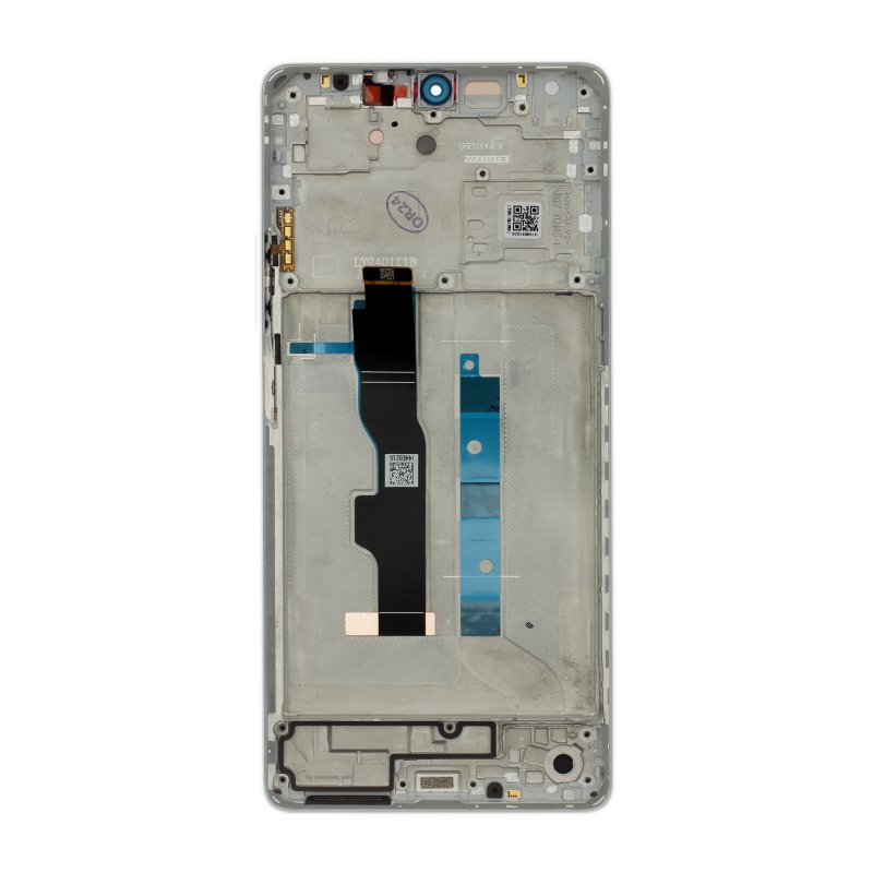 Originál LCD Display + Dotyková Deska + Přední Kryt pro Xiaomi Redmi Note 13 5G Artic White (Service Pack) - obrázek č. 1