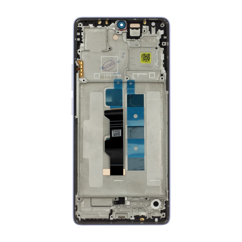 Originál LCD Display + Dotyková Deska + Přední Kryt pro Xiaomi Redmi Note 13 Pro 4G Purple (Service Pack) - obrázek č. 1