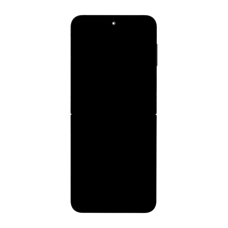 Originál LCD display + Dotyk + Přední Kryt Samsung F741 Galaxy Z Flip 6 5G Black (Service Pack) - obrázek produktu